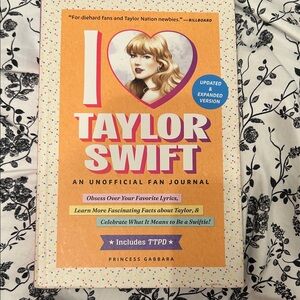 Taylor Swift Fan Journal - Pink and Orange Cover